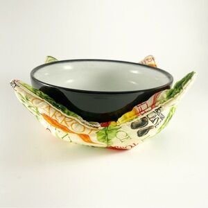 Vegetable Theme Bowl Cozies Microwavable Soup Bowl Cozy Pot Holder Fabric Bowl